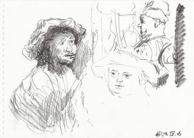 Observation, After Rembrandt